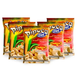 Pipoca de Canjica de Milho Diet Maroca com 5 Pacotes de 28,5g cada