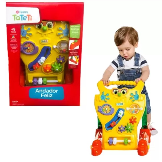 Andador Feliz Infantil Para Crianças Com Atividades