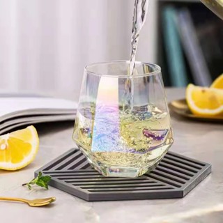 Jogo 6 Copos Baixo Diamond Furtacor Vidro 320ml Tuut