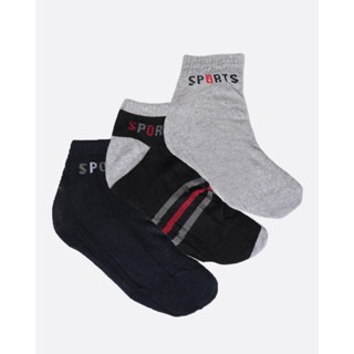 Kit 3 Pares De Meia Masculina Sports Cores Sortida