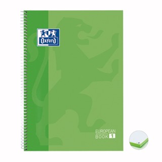 Caderno capa dura universitário 1x1 80 folhas 90g Verde Oxford