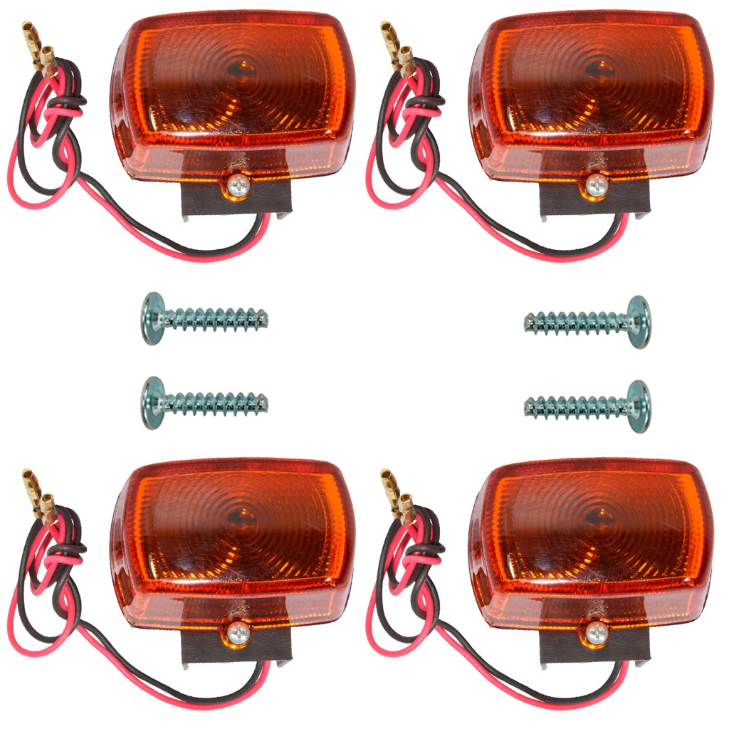 Kit 4 piscas seta dianteiro traseiro XR200R XLR125 XR250 Tornado NXR125 NXR150 Bros Pop100