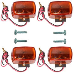 Kit 4 piscas seta dianteiro traseiro XR200R XLR125 XR250 Tornado NXR125 NXR150 Bros Pop100
