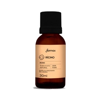 Óleo de Ricino Puro Natural Farmax Auxilia no Crescimento 30ml