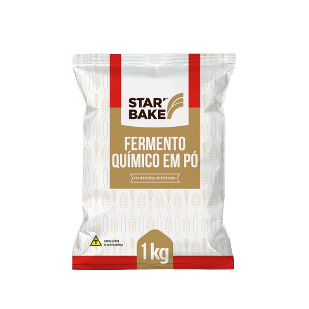 FERMENTO QUIMICO EM PÓ 1KG STAR BAKE