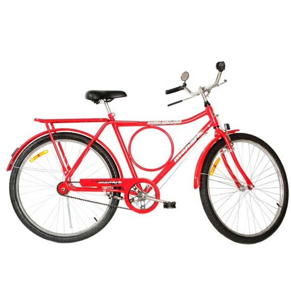 Bicicleta Monark Aro 26 Barra Circular Velocidade Única Verm - Sports & Outdoors