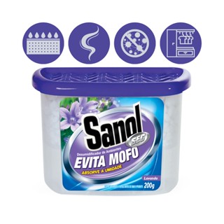 Evita Mofo Sec Lavanda Sanol Desumidificador De Ambiente200g