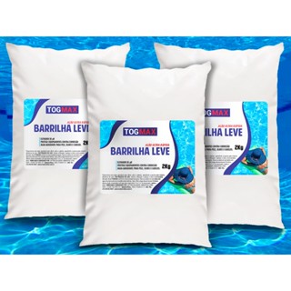 Kit Barrilha Leve 6 kg Para Piscina Elevador Controlador De pH 2