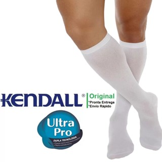 Meia 3/4 Kendall Masculina Média Compressão 1802 Branco