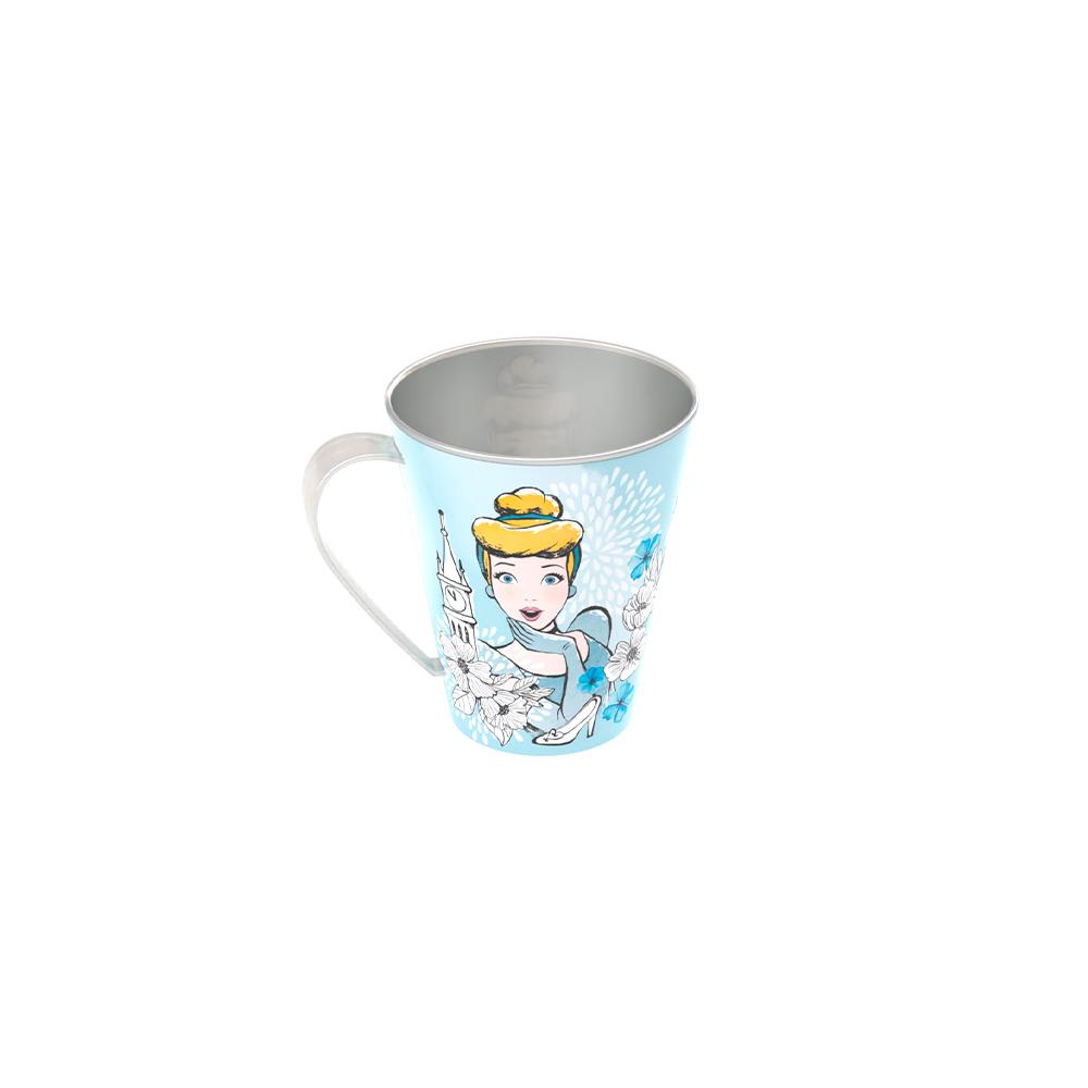 Caneca de Plástico 360 ml Princesas Cinderela Plasútil - Home & Living