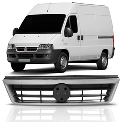 Grade Dianteira Ducato 2004 A 2011 Friso Prata