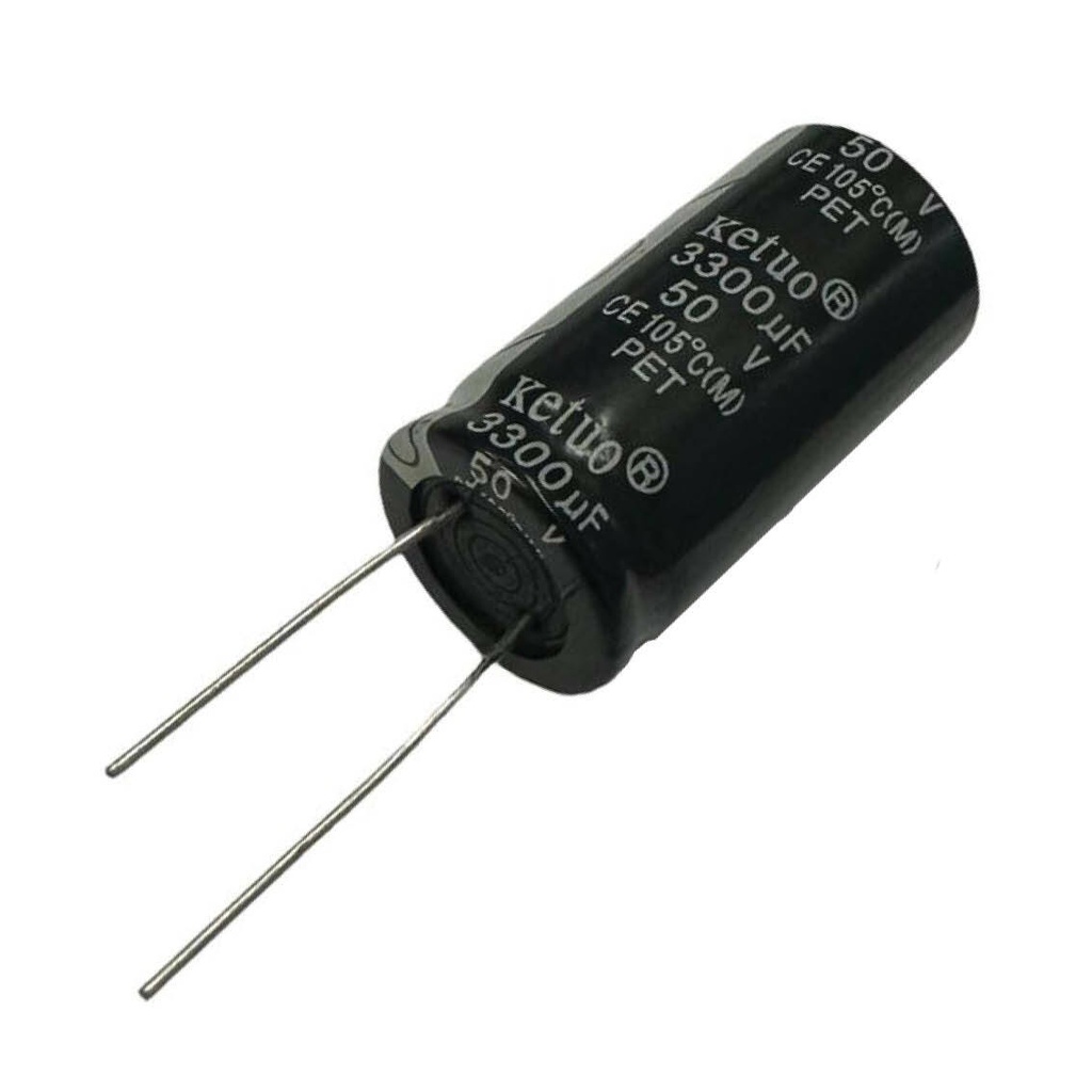CAPACITOR ELETROLITICO 3300X50V - 3300UF X 50V - 105 GRAUS