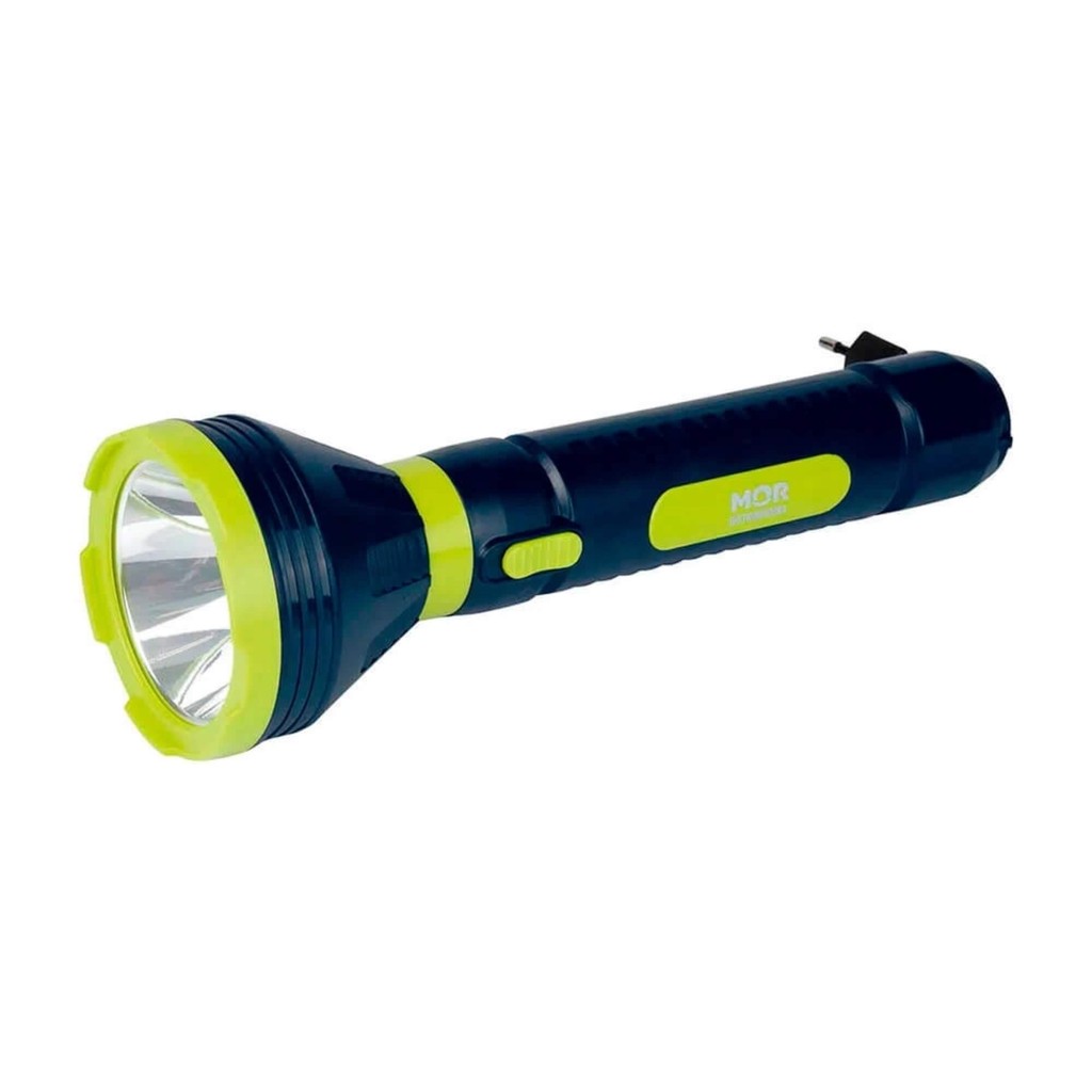 Lanterna Power Led 250 Lúmens Recarregável Mor - 409183 em Oferta na Shopee