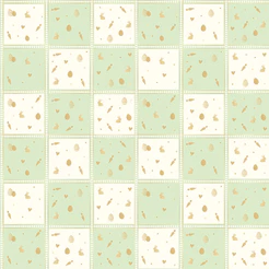 Folha para Ovos de Páscoa Perolado Quinn Verde 69x89cm - 5 unidades - Cromus - Rizzo