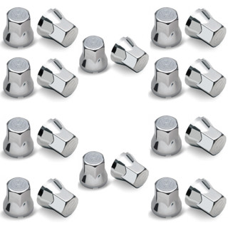 Kit com 20 Capa de Porca Cromada Volkswagem VW com logo 33MM em Oferta na Shopee