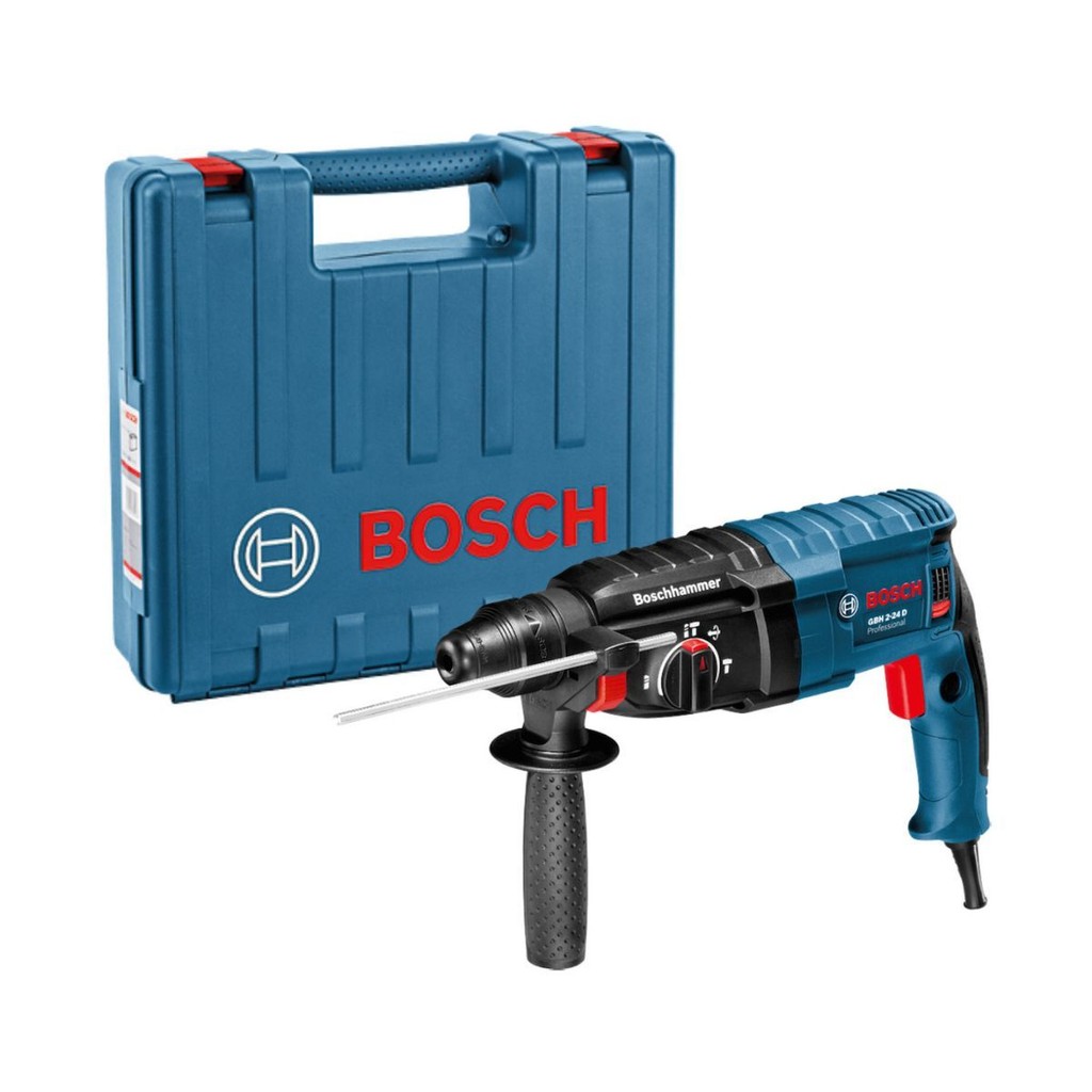 Martelete Perfurador Rompedor GBH 2-24D 820W 220V + Maleta Bosch