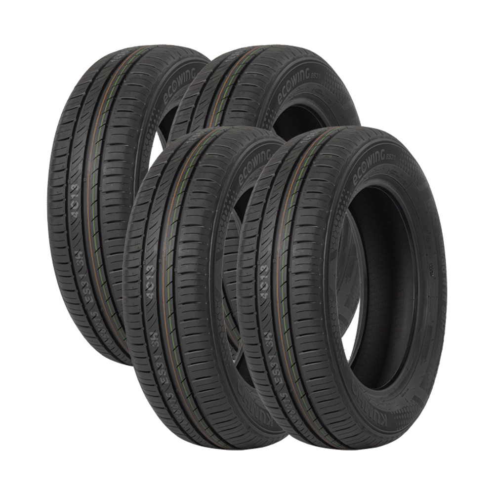 Jogo 4 Pneus Kumho Aro 15 Ecowing ES31 195/60R15 88H