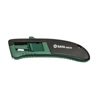 Estilete de Segurança Sata Reforçado Auto-Retrátil Trapezoidal ST93623G em Oferta na Shopee