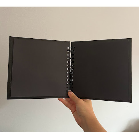 Álbum Scrapbook - PRETO LISO - 20 Folhas Pretas 180g em Oferta na Shopee