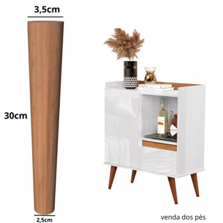 Kit Com 4 Pés De 30 cm Mais Kit De Montagem em Oferta na Shopee