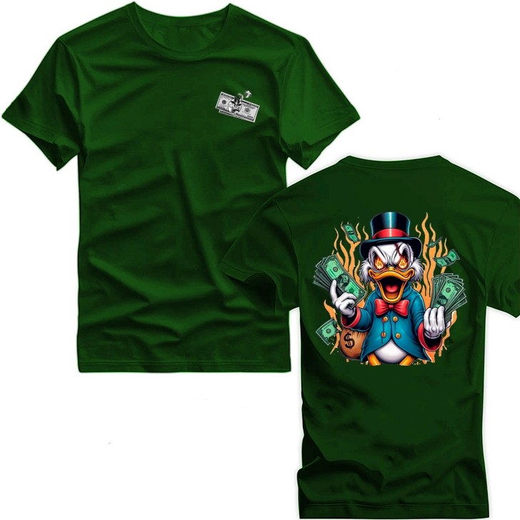 Camisa Camiseta Tio Patinhas Money Algodao Premium em Oferta na Shopee