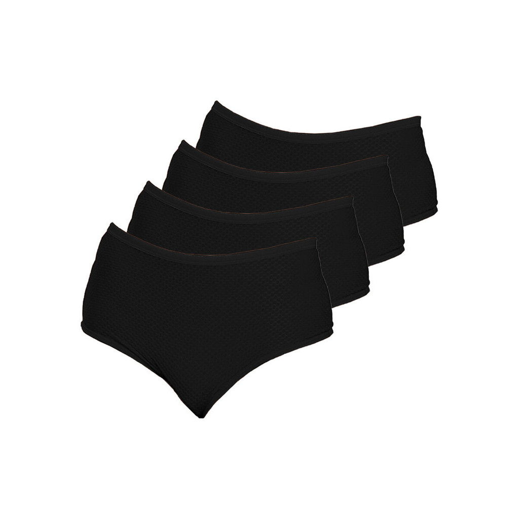 Kit com 4 Calcinhas Alta Dilady 203203 Plus Size