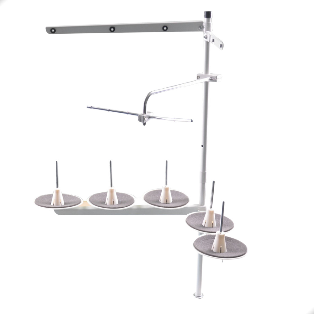 Porta Fio De 5 Cones Máquina De Costura Overloque Galoneira Interlock Inteloque