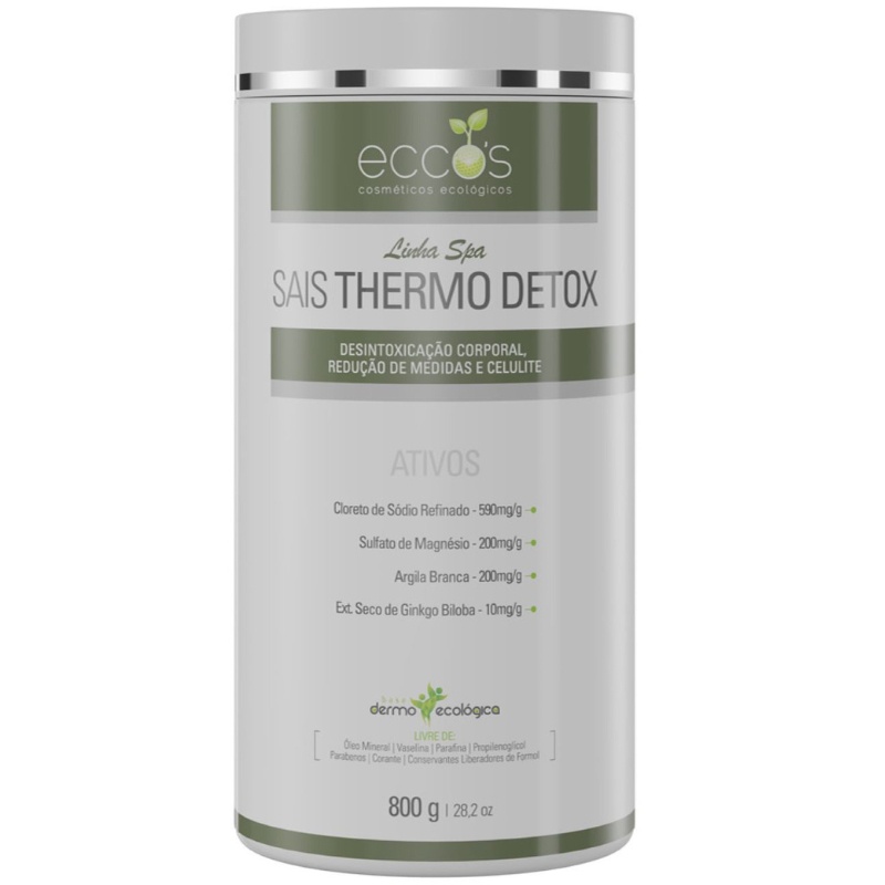 SAIS THERMO DETOX 800G BANDAGENS TÉRMICAS SPA DOS PÉS ECCOS