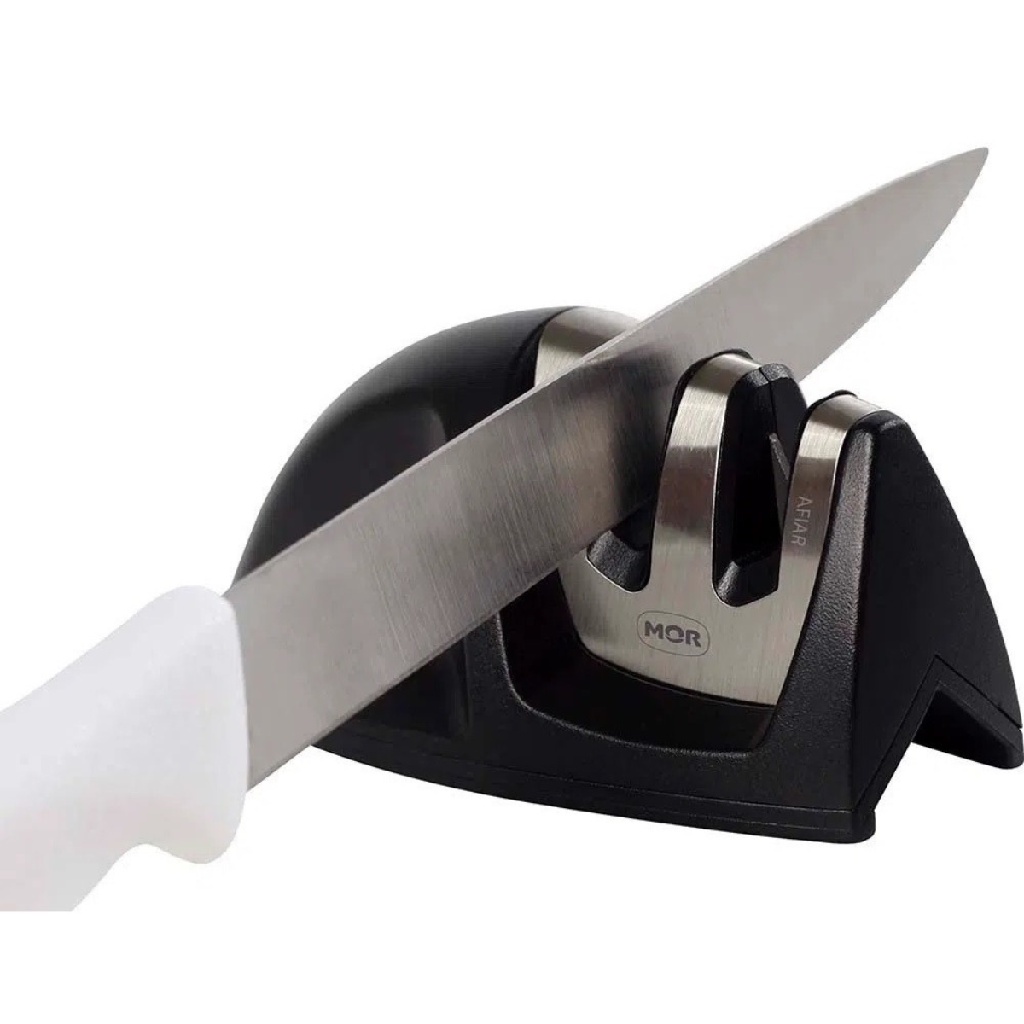 Afiador, Amolador De Facas 9,5cm X 5cm Função Afiar e Polir - Home & Living