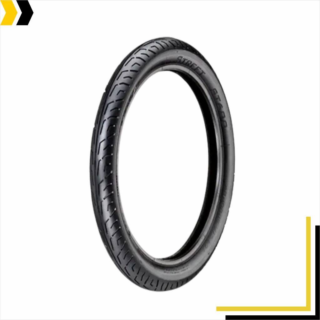 Pneu Dianteiro Honda Titan Fan YBR Factor Vipal 80/100-18 ST600 Uso Sem Câmara