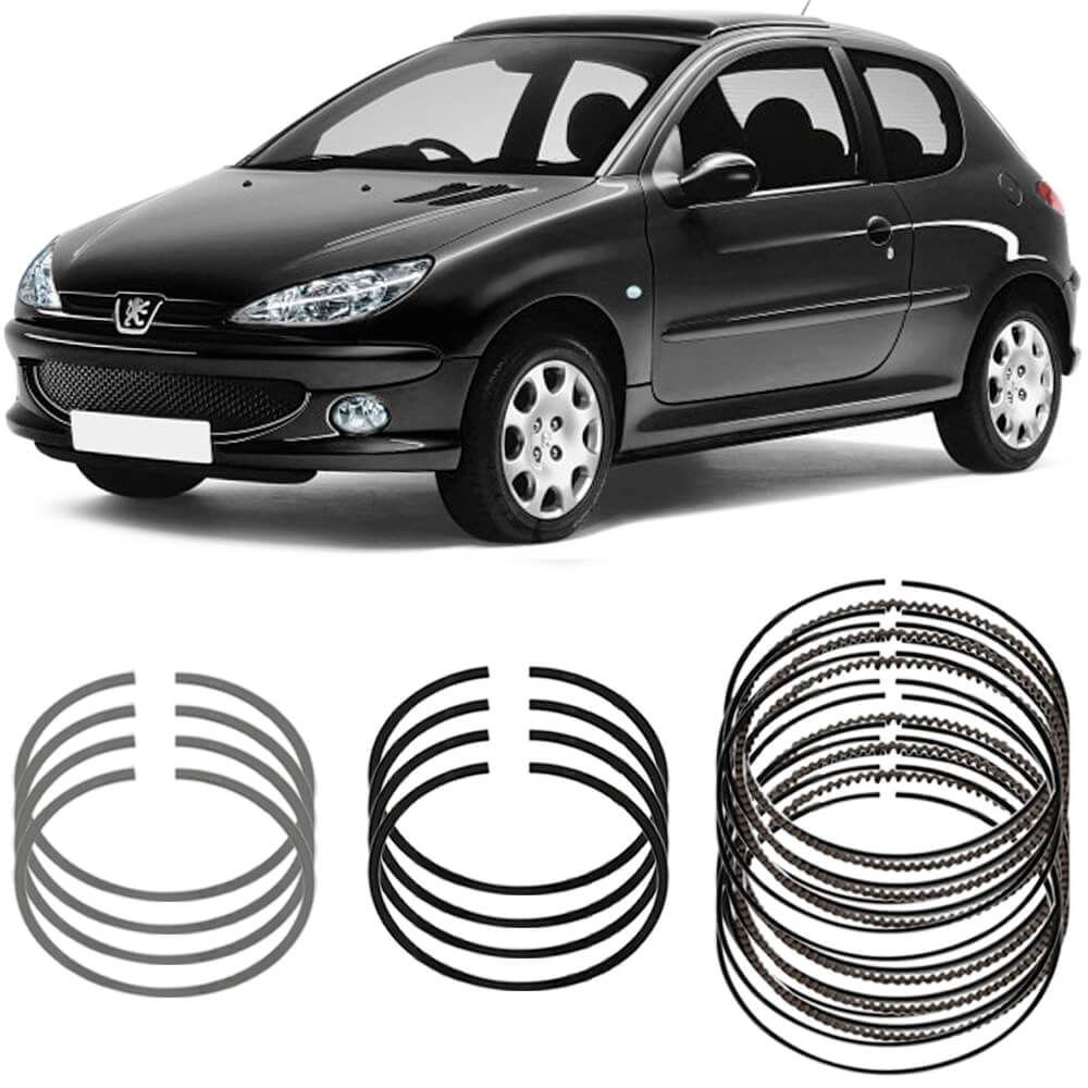 Jogo Anel Segmento STD Peugeot 206 1.4 2004 a 2010 Metal Leve em Oferta na Shopee