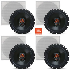 Kit 4 Caixa De Som Jbl Flex3 Arandela Quadrada Embutir 50rms