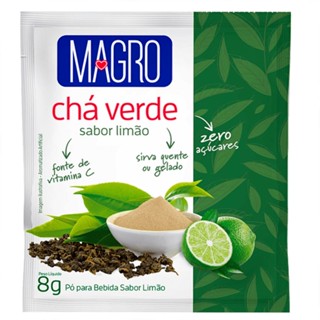 Chá Verde Magro Sabor Limao Zero Açucares 8G
