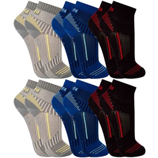 Kit com 6 Pares de Meias Hidroginástica Sport Antiderrapante Trifil