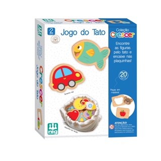 Jogo Educatico Madeira Crescer Jogo Do Tato Nig Brinquedos em Oferta na Shopee