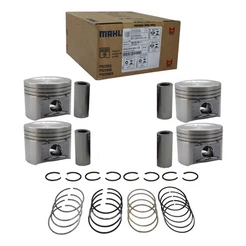 Kit Pistão E Anél 0,50 Fox 1.0 8v Flex 2007 2008 Metal Leve