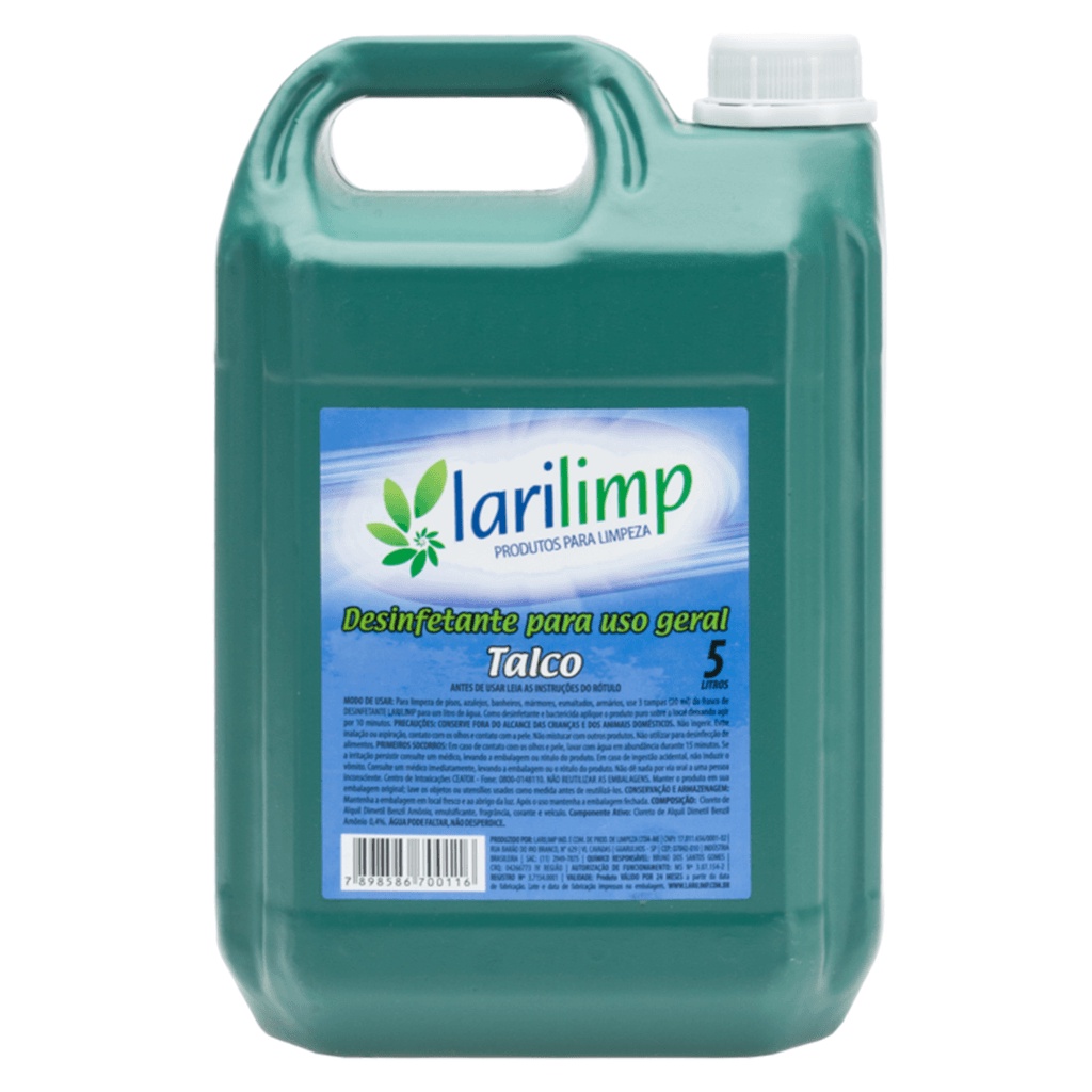 Desinfetante Talco 5L Larilimp - Home & Living
