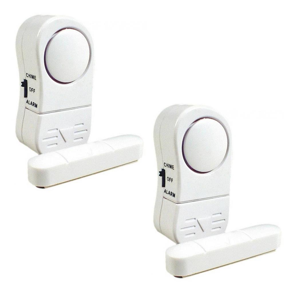 Alarme Magnetico De Portas E Janelas Branco Kit 2 Pecas Dni em Oferta na Shopee