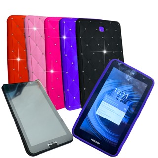 Capa silicone Case + Pelicula p/ Tablet Positivo Twist Tab T770C - 7 polegadas