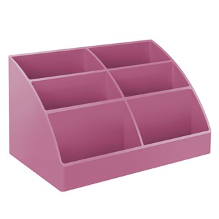 Organizador horizontal multiuso 6 divisões Easy Rosa 960.7 Acrimet