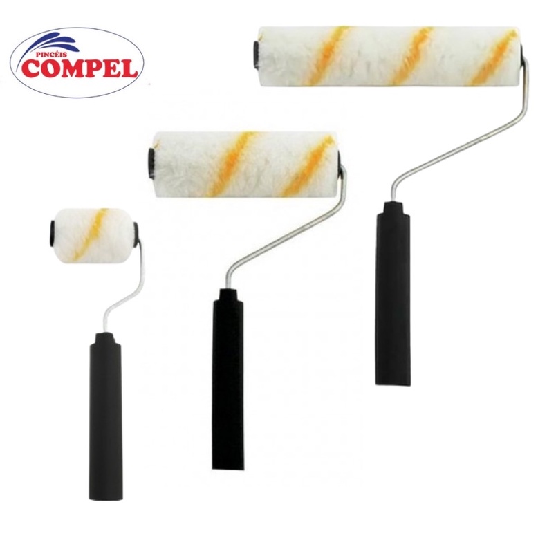 Rolo De Lã Antirrespingo Antigota Para Pintura 5cm 9cm 15cm - Compel em Oferta na Shopee