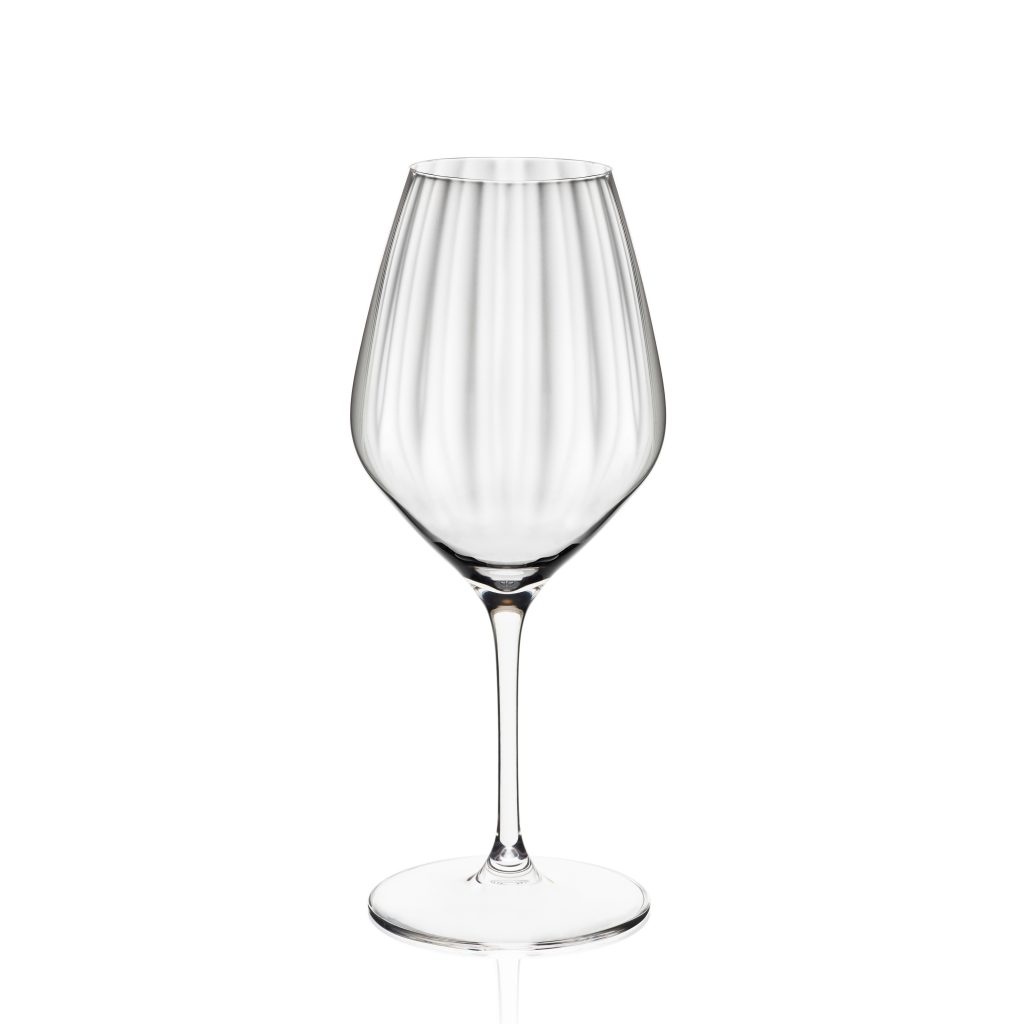 Taça de  Cristal Effect 430ml 21cm Proper Effect Oxford Alumina Crystal Vinho Tinto Água