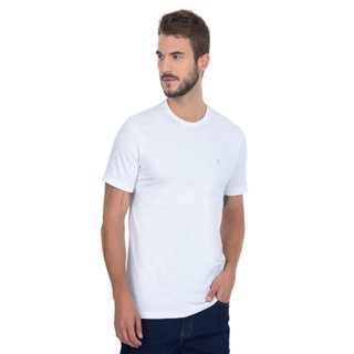 Camiseta Masculina Bordado Areia Polo Wear Branco