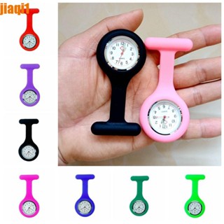 JIAQI1 Saúde Pocket Watch, cor enfermeira relógio de silicone FOB, equipamento de enfermagem clássico hospital ponteiros sólidos 1FZT
