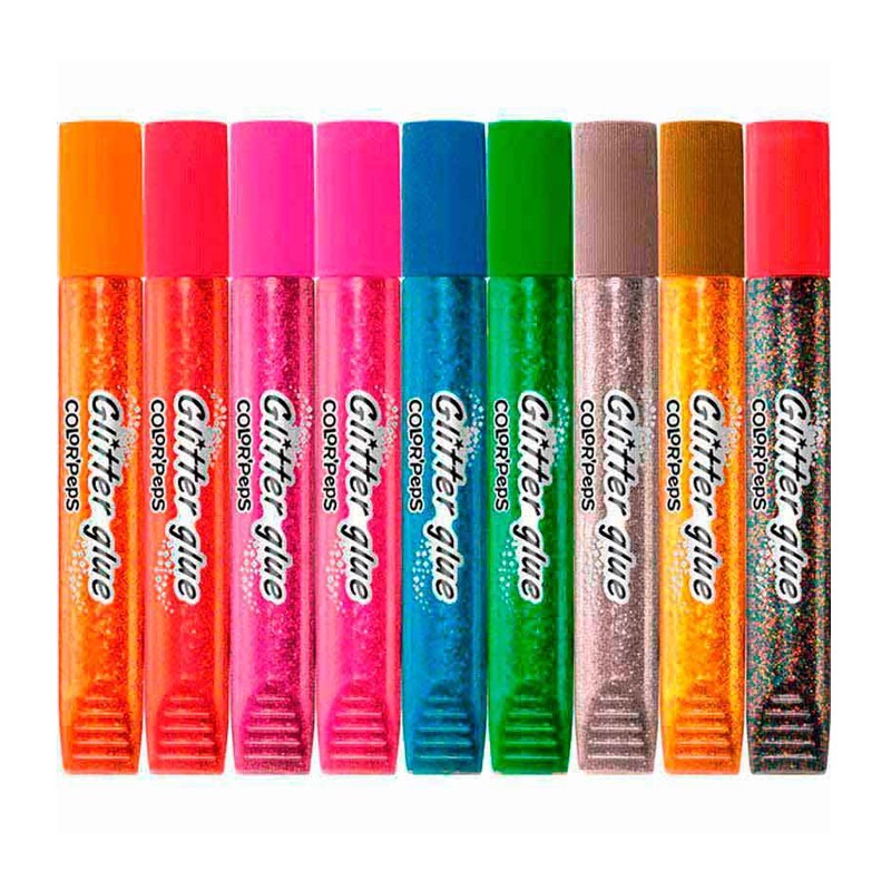 Cola glitter Color'Peps 9 cores 813010 Maped em Oferta na Shopee