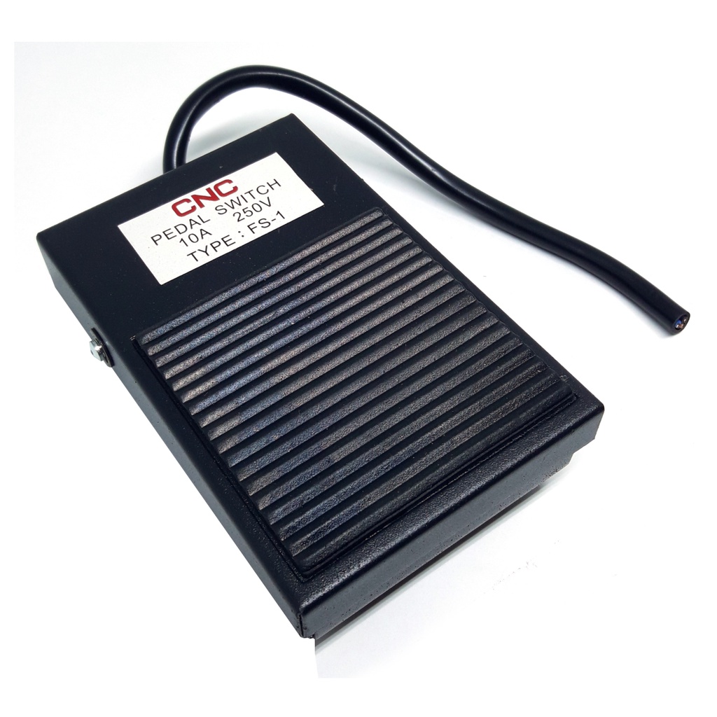 Kit 6 Unidades Pedal De Acionamento Modelo Fs-1 Ironclad Ferro Cor Preto Cnc