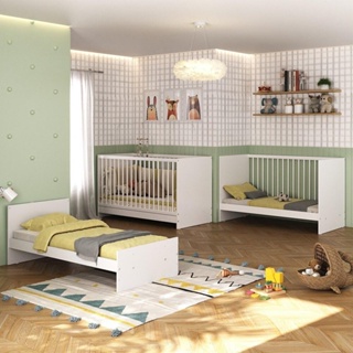 Berço 3 em 1 para Colchão 60 x 130 cm Trevalla Multimóveis MP0527G 3 Anos de Garantia em Oferta na Shopee
