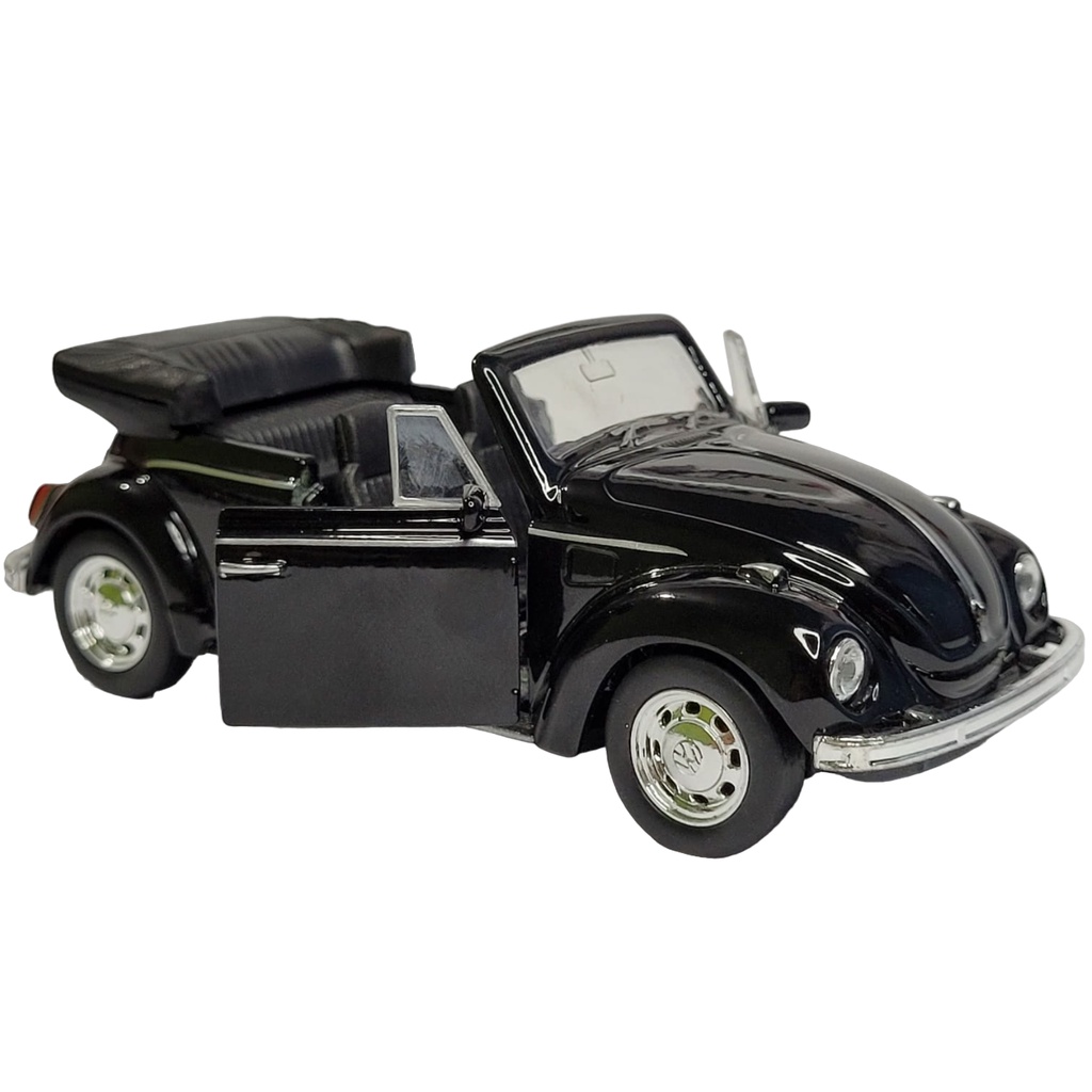 Miniatura Carrinho de Ferro Fusca Conversível Nacional 1/36