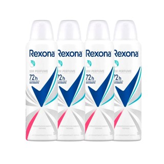 Kit Desodorante Aerosol Rexona Sem Perfume 150ml - 4 Unidades