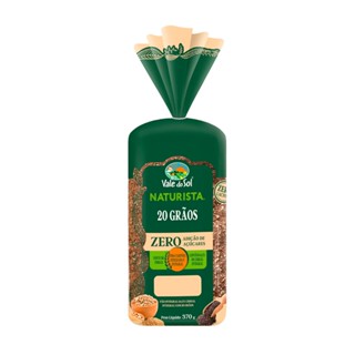 Pão Integral Vale do Sol Naturista 20 Grãos Zero 370g
